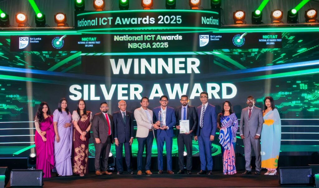 Silver Award – National ICT Awards – NBQSA Sri Lanka