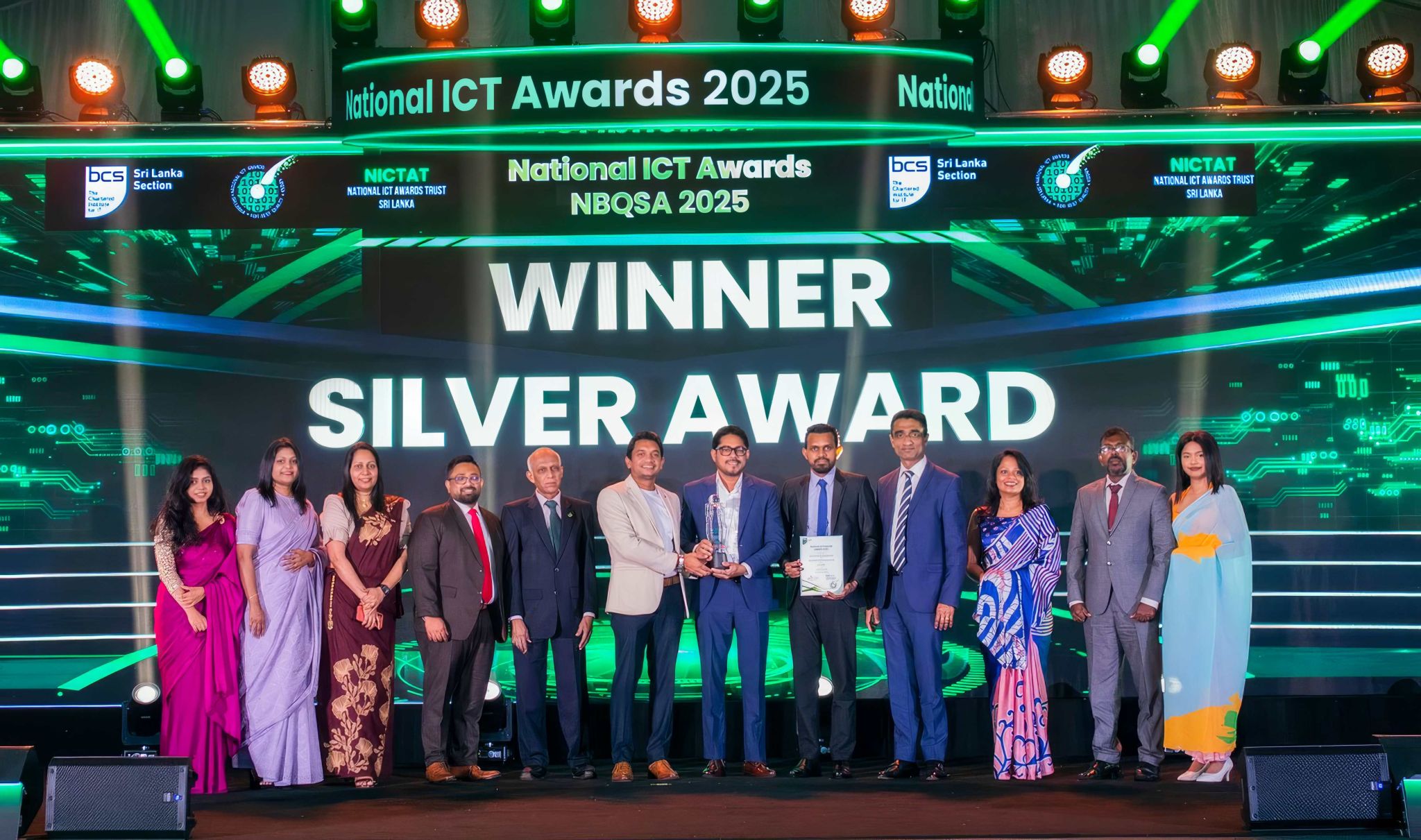 Silver Award – National ICT Awards – NBQSA Sri Lanka